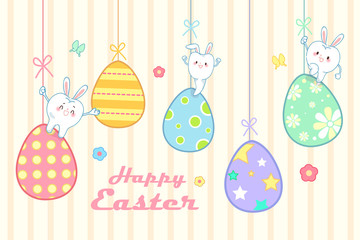 tooth with happy easter