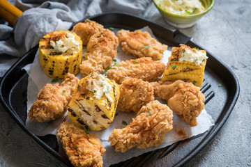 crispy kentucky fried chicken wings