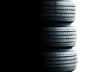 Fototapeta na wymiar Tyre close up