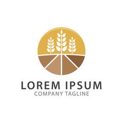 wheat logo template
