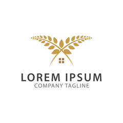 wheat logo template