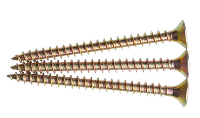 screw isolated on white