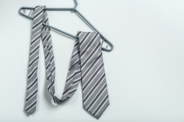 tie over white background