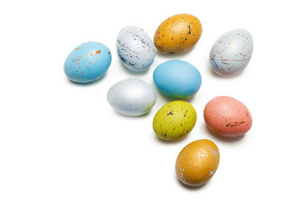 easter background. isolated on white