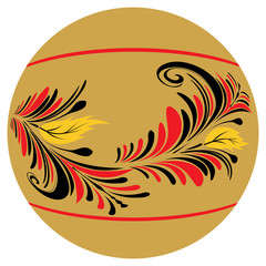 Floral Folk Ornament