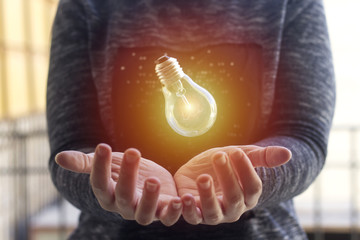 levitation of light bulb