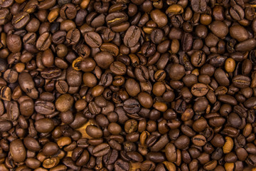 Coffee beans background