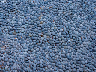 Pebble pattern on ground