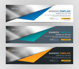 Abstract Web banner design background or header Templates