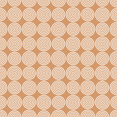 Geometric brown and white abstract seamless pattern