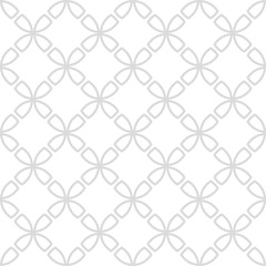 Fototapeta premium Geometric gray and white abstract seamless pattern