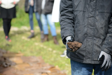 Home farming urban farm planting herbs aromatic plants