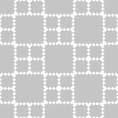 Gray and white geometric seamless pattern - 194085988