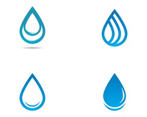 Water drop Logo Template