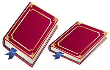 Old books vector