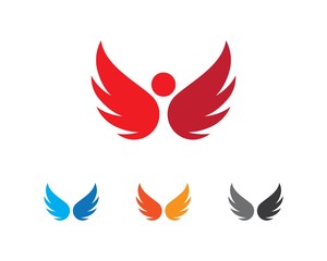 Falcon Wing Logo Template