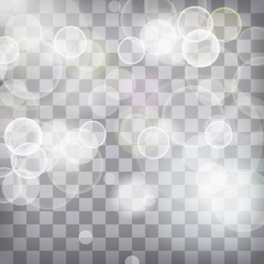 Blue and White Lights Festive Chequered background with light beams
