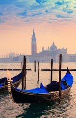 Fototapete Venedig Blick vom Markusplatz auf die Lagune und die Insel San Giorgio Maggiore