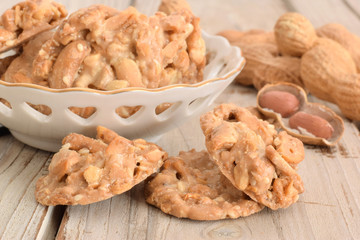 Nuts and caramel