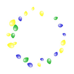 Background with Colorful balloons. Simple Feminine Pattern for Card, Invitation, Print. Trendy Decoration with Beautiful balloons. 