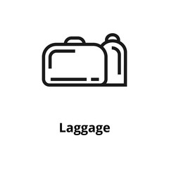 Luggage Line Icon