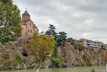 Virgin Mary Metekhi church, Tbilisi, Georgia