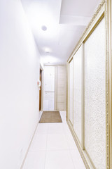Russia,Moscow - The interior design of the hall in a new apartment.