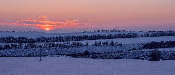 february sunset