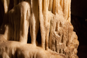 Column in a cave