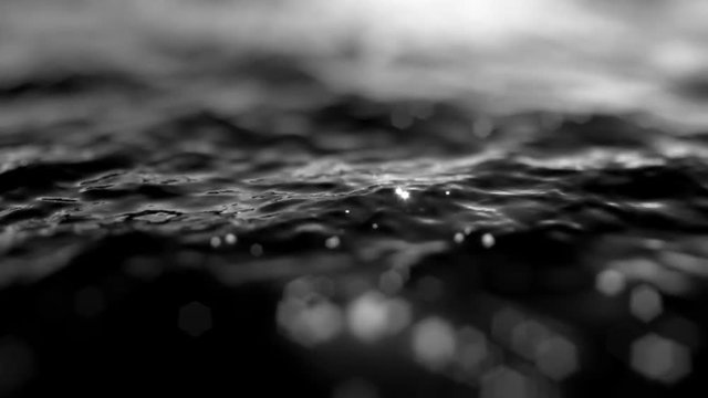 Dark Waves of a Lake Up Close Texture for Backgrounds