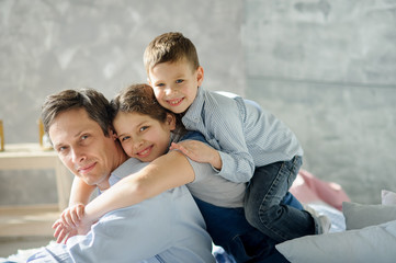 Father of two children.
