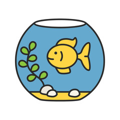 Aquarium color icon