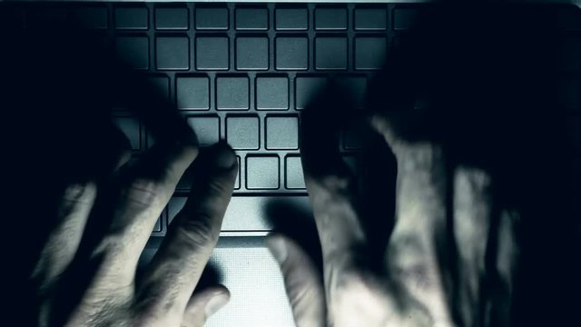 Spy (Hacker, Programmer) writes a message using a special 10-character alphabet.
Special keyboard without characters: the keyboard does not leave fingerprints. Loopable video