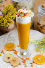 Fresh natural smoothie