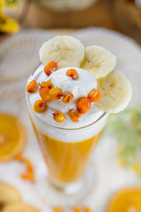 Fresh natural smoothie