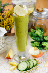 Fresh natural smoothie