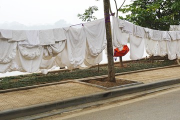 Laundry day in Hanoi