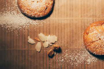 Biscuits with nuts and candied fruit