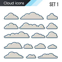 Cloud icons