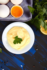 Homemade sauce Mayonnaise