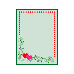 Frame rectangle card