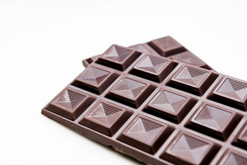 板チョコレート / 白バック
