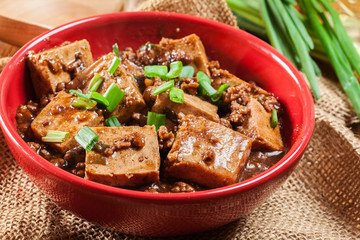Mapo Tofu - sichuan spicy dish