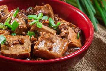 Mapo Tofu - sichuan spicy dish