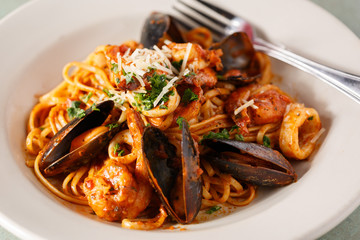 Seafood Pasta Dish