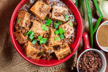 Mapo Tofu - sichuan spicy dish