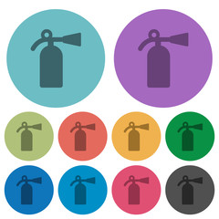 Fire extinguisher color darker flat icons