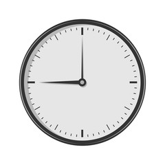 Wall clock. Vector illustration
