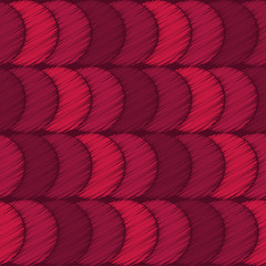 Seamless geometric pattern. The texture of the crescents. Scribble texture. Textile rapport.