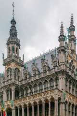 Fototapeta na wymiar Facade of the Kings House, Brussels, Belgium